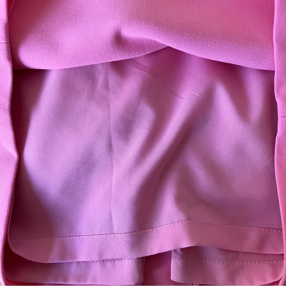 Loft Pink Pencil Skirt Size 00 Petite Barbie Bubblegum Spring Office Midi Preppy - Picture 7 of 10